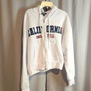 Harper&Ivy White Bomber Jacket